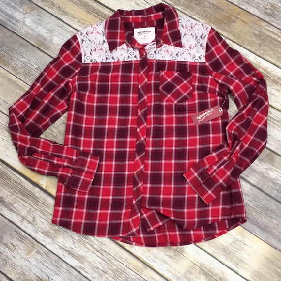 Arizona Jean Company Tops - NWT Arizona Plaid Shirt